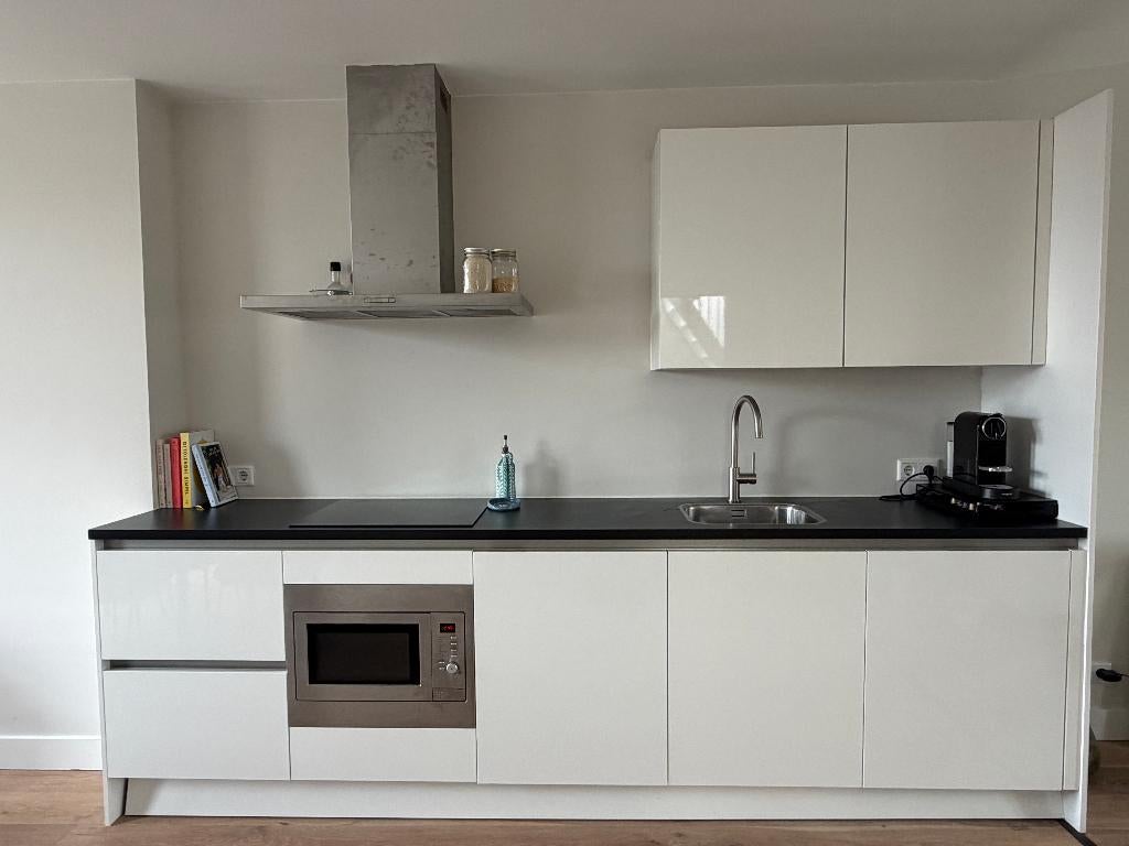 Moderne keuken, Ophalen, Gebruikt, Wit, Enkelwandige keuken