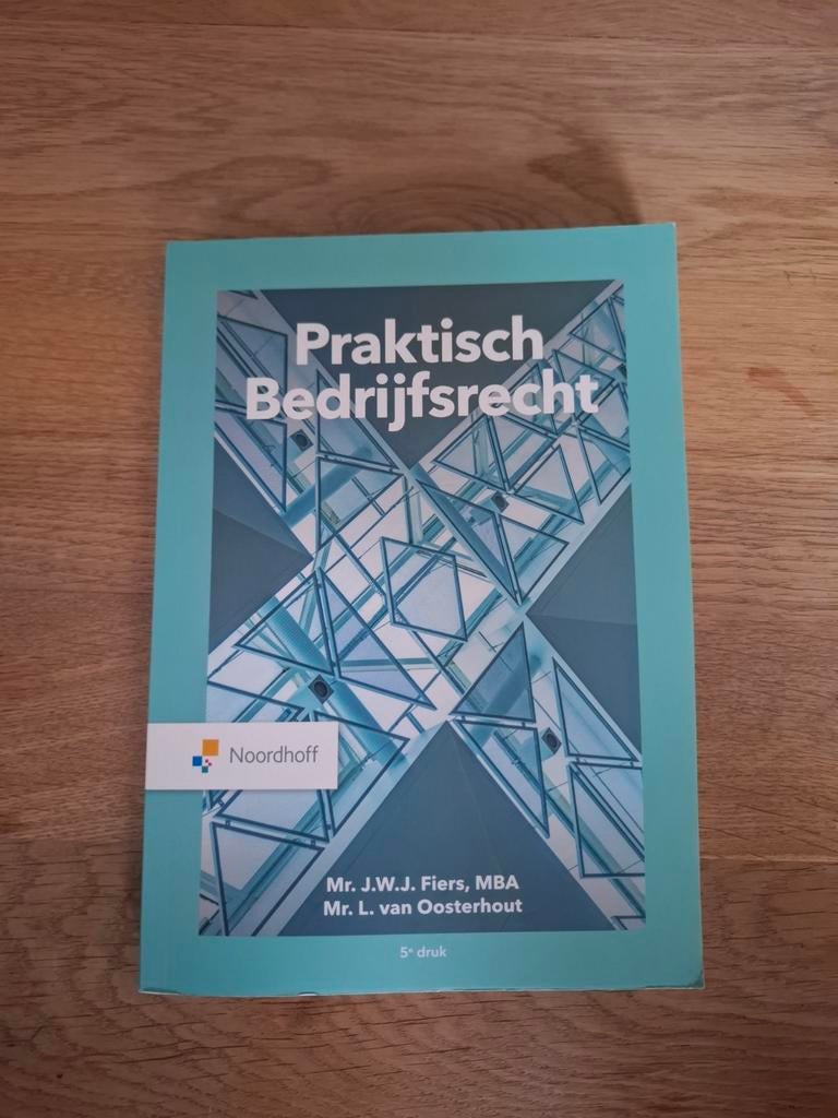 Praktisch Bedrijfsrecht 5e druk, Ophalen of Verzenden, Zo goed als nieuw, HBO, Noordhoff