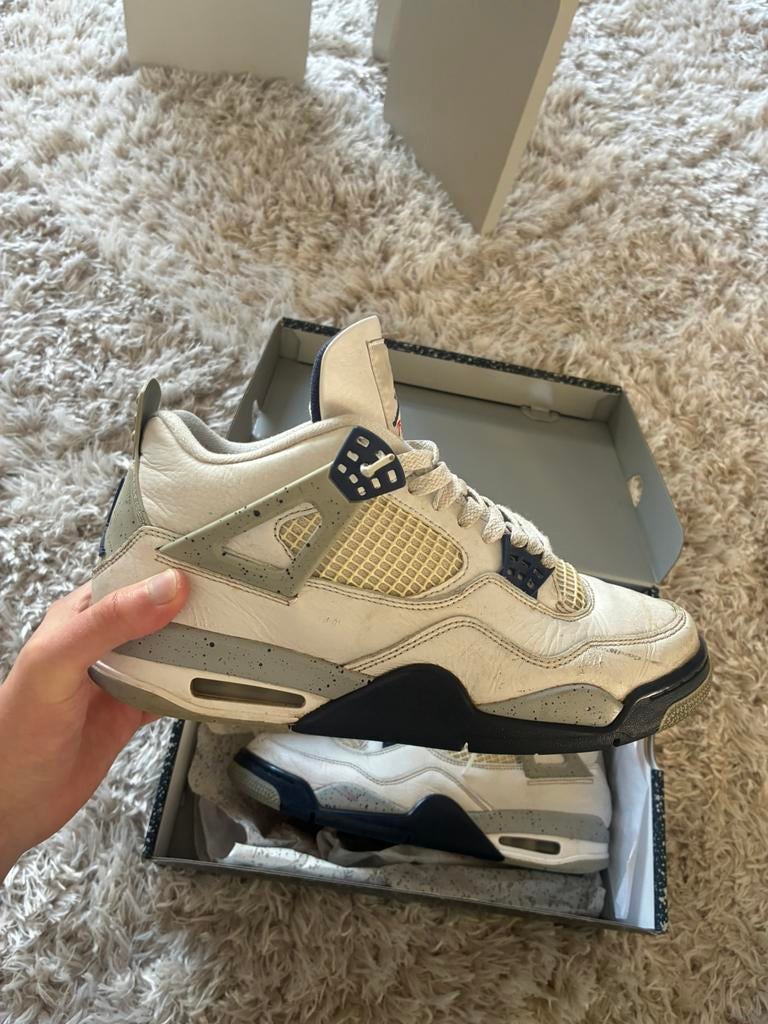 Air jordan 4 midnightnavy, Kleding | Heren, Riemen en Ceinturen, Ophalen of Verzenden, Zo goed als nieuw, Zwart