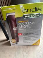 Andis AGC super 2-speed brushless rondeuse., Dieren en Toebehoren, Ophalen of Verzenden, Zo goed als nieuw