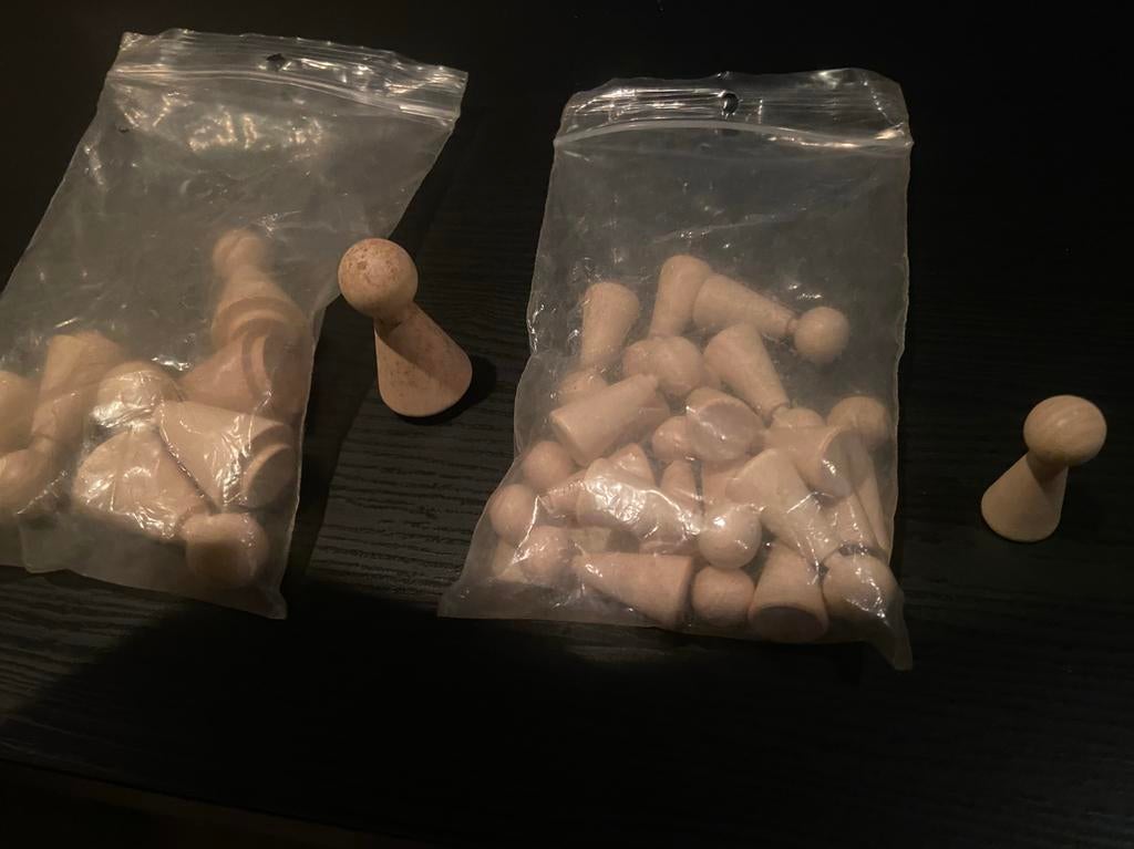 Houten poppetjes, Ophalen of Verzenden, Zo goed als nieuw