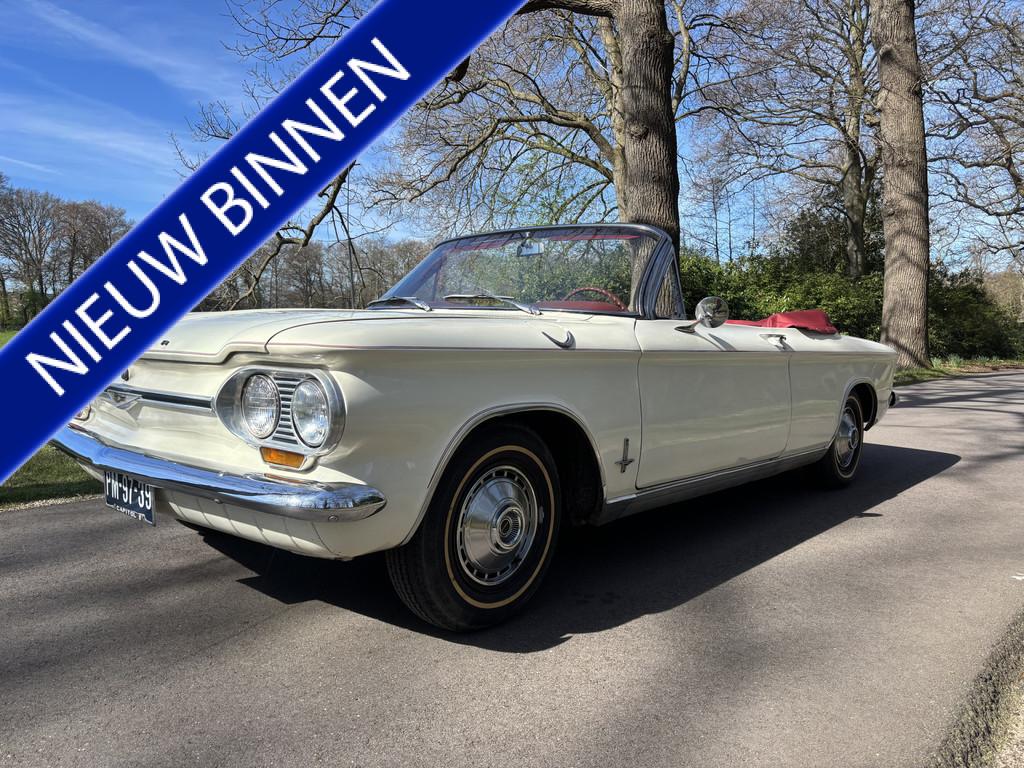 Chevrolet CORVAIR Monza Cabriolet / Automaat / Origineel, Auto's, Automaat, 4 stoelen, Open dak, Wit