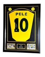 Pelé gesigneerd Brazilië voetbalshirt ingelijst, Buitenlandse clubs, Shirt, Xxxx, Nieuw
