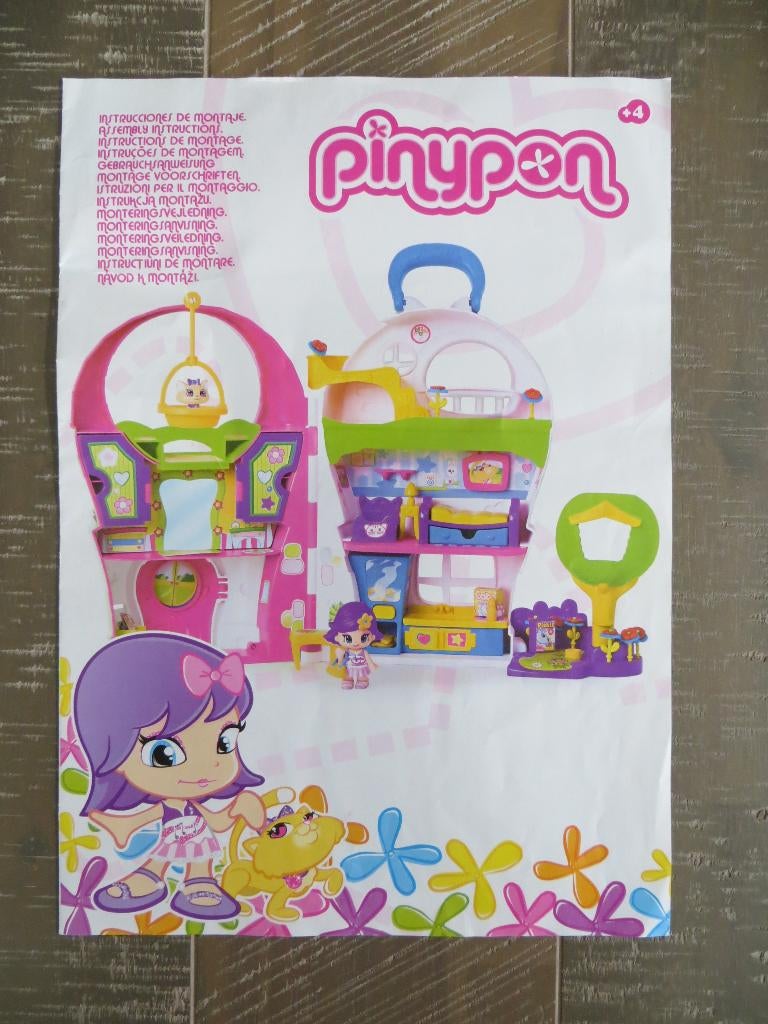 Montagehandleiding handleiding Pinypon, Ophalen of Verzenden, Zo goed als nieuw