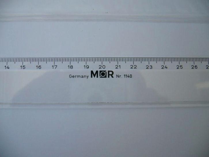 M en R liniaal 30 cm en 40 cm nieuw, Diversen, Bureau-accessoires, Nieuw, Ophalen of Verzenden