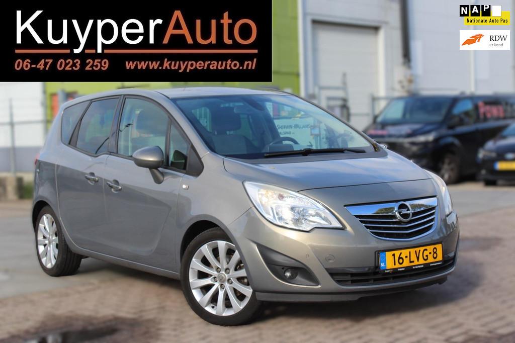 Opel Meriva 1.4 Turbo Cosmo NAVI CRUISE HALF LEDER CLIMA TRE, Auto's, Opel, Voorwielaandrijving, Euro 5, Gebruikt, 680 kg