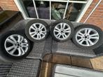 4 velgen met band 225/55R17 (Michelin), Auto-onderdelen, Banden en Velgen, Ophalen, Gebruikt, Banden en Velgen, 17 inch