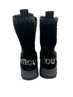 Mou enkellaarzen 38, Zwart, Ophalen of Verzenden, Zo goed als nieuw