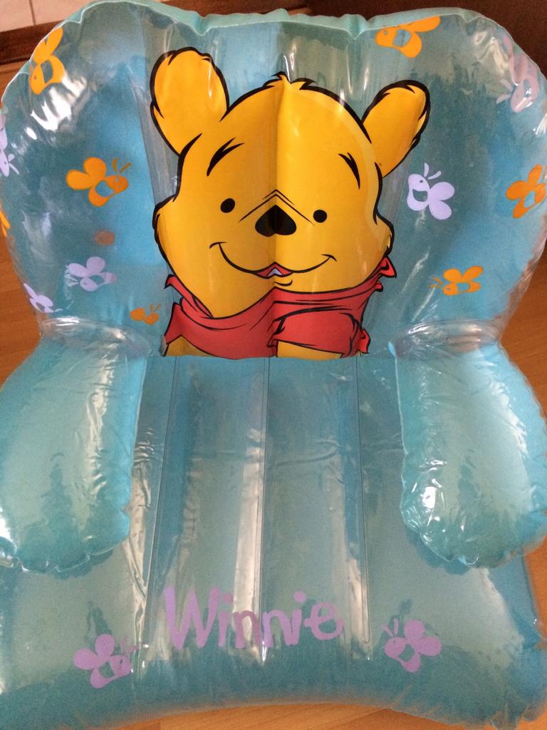 Winnie  the Pooh opblaasbare stoel, Ophalen of Verzenden, Zo goed als nieuw