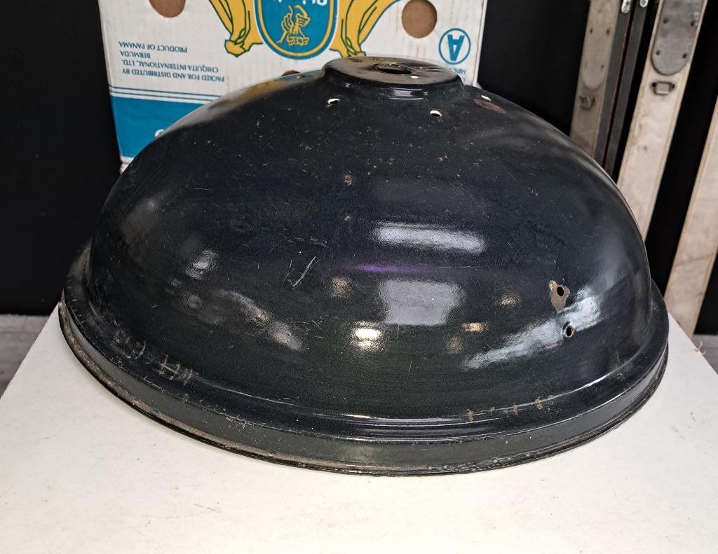 lamp lampen emaille lampenkap, Antiek en Kunst, Verzenden