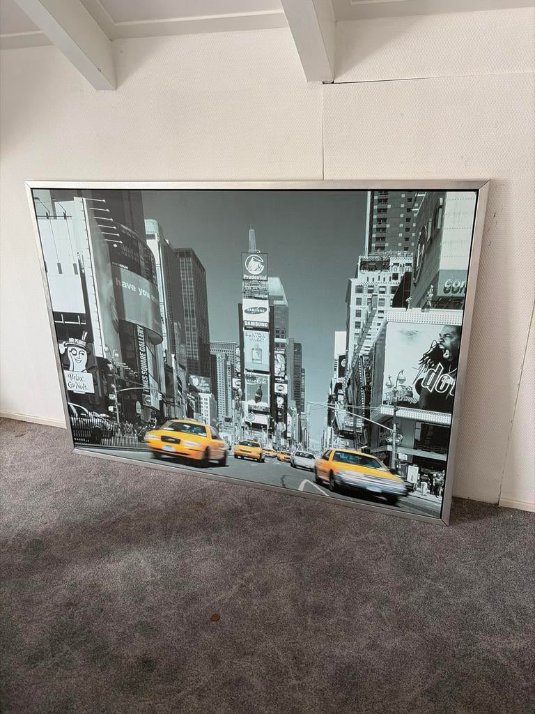 Foto schilderij Ikea Times Square, Ophalen, 50 tot 75 cm, Zo goed als nieuw, 100 tot 125 cm