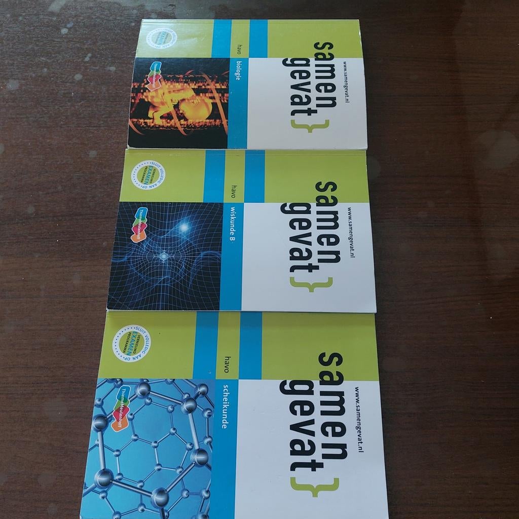 Samengevat HAVO: Scheikunde, Wiskunde B, Biologie, Boeken, Ophalen of Verzenden, Zo goed als nieuw, HAVO, Scheikunde