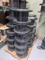 80x Kabelhaspels - Zwart Kunststof, Ophalen, Gebruikt, Overige typen