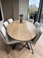 Eettafel 6 persoons, 200 cm of meer, Zo goed als nieuw, Rechthoekig, 50 tot 100 cm