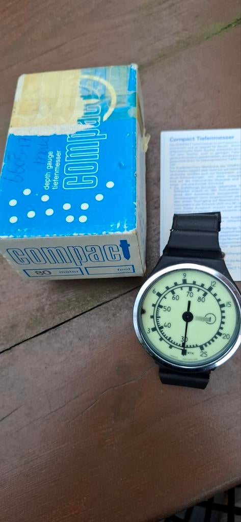 Pols duik dieptemeter,  in hele mooie staat, Watersport en Boten, Duiken, Ophalen of Verzenden, Zo goed als nieuw, Trimvest of Wing