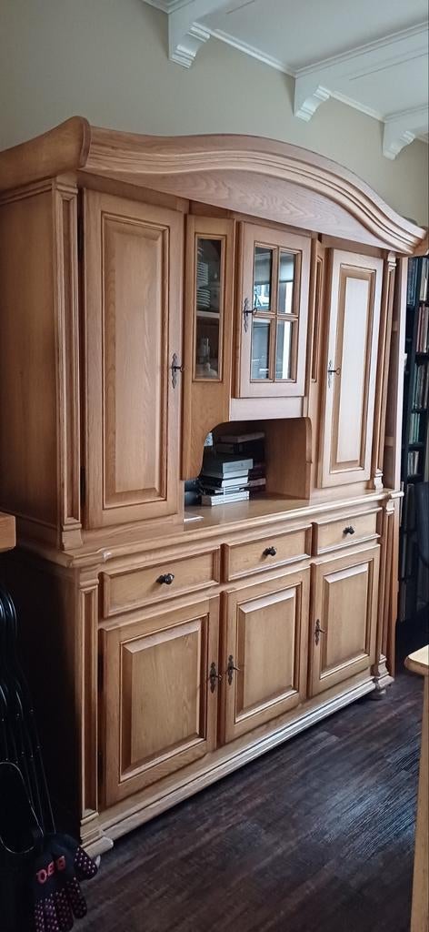 Buffetkast licht eiken patiné, Ophalen, Gebruikt, 25 tot 50 cm, 200 cm of meer