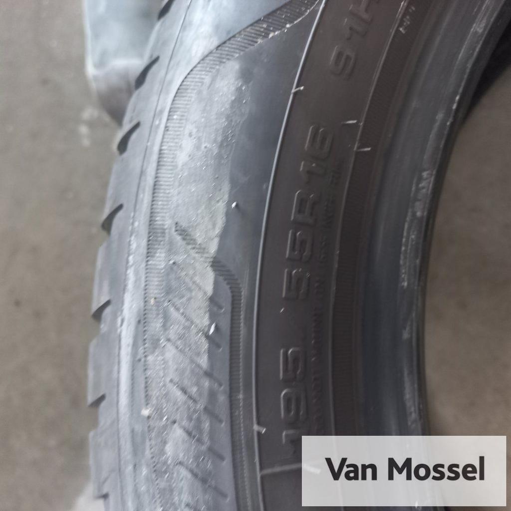 GoodYear Vector 4 Season 195/55/R16 91H, Gebruikt, -, Ophalen of Verzenden, All Season