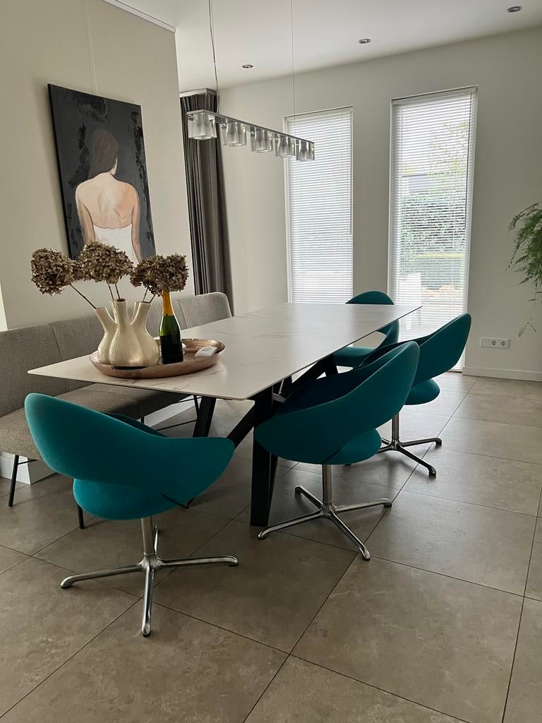 4 Artifort Shark stoelen - Design eetkamerstoelen, Ophalen, Overige kleuren, Zo goed als nieuw, Vier