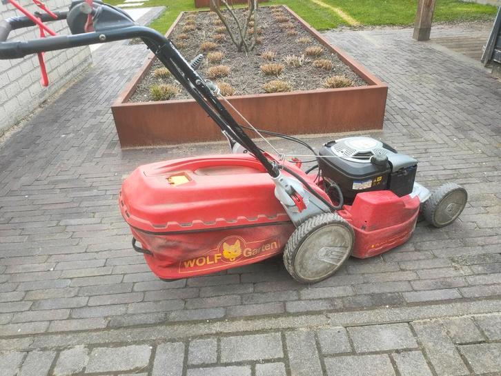 Wolf-Garten benzine grasmaaier, zelfrijdend, Tuin en Terras, Grasmaaiers, Gebruikt, Ophalen