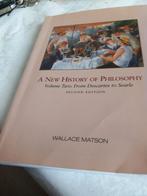 A New History of Philosophy: Descartes to Searle, Boeken, Ophalen, Gelezen, Wallace Matson