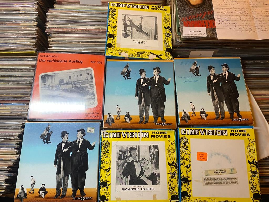 7x Laurel & Hardy film 8mm, Gebruiksvoorwerp, -, -, Ophalen of Verzenden