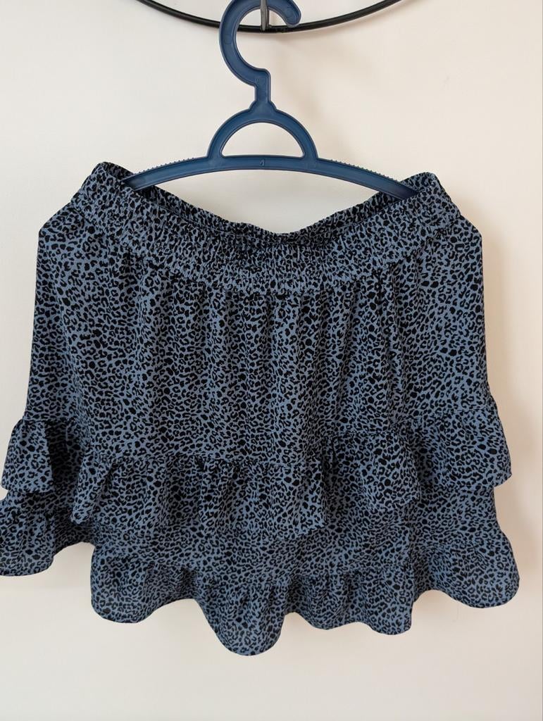 Blauw met zwart rokje - Maat 38, Kleding | Dames, Rokken, Picalle, Ophalen of Verzenden, Maat 38/40 (M), Blauw