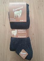3 Paar Dikke Wollen Norweger Sokken Maat 43-46, Kleding | Heren, Sokken en Kousen, Zwart, Ophalen of Verzenden, Norweger, Nieuw