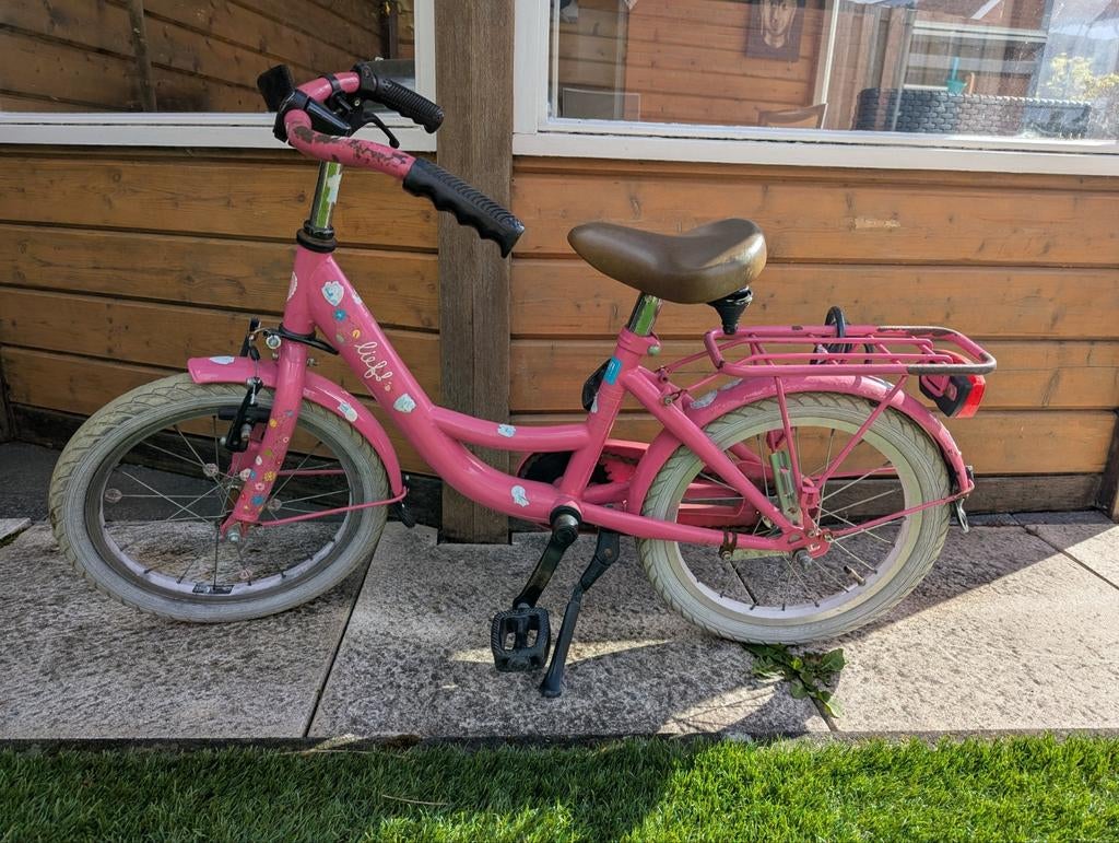 Roze kinderfiets Lief! 3-6 jaar, Fietsen en Brommers, Ophalen of Verzenden