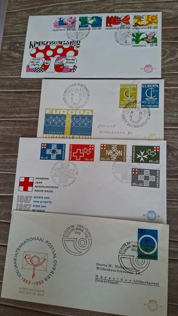 Fdc oudjes, Ophalen of Verzenden, Nederland