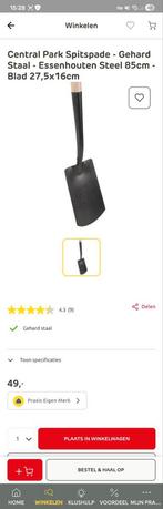 Central park spitspade, Ophalen, Zo goed als nieuw