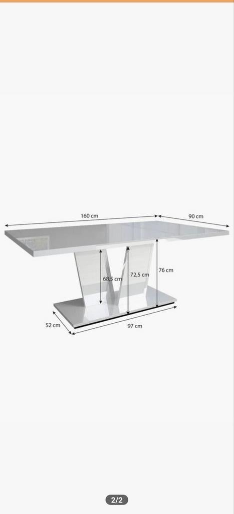 Mooie Eettafel, Ophalen, 50 tot 100 cm, Zo goed als nieuw, 150 tot 200 cm