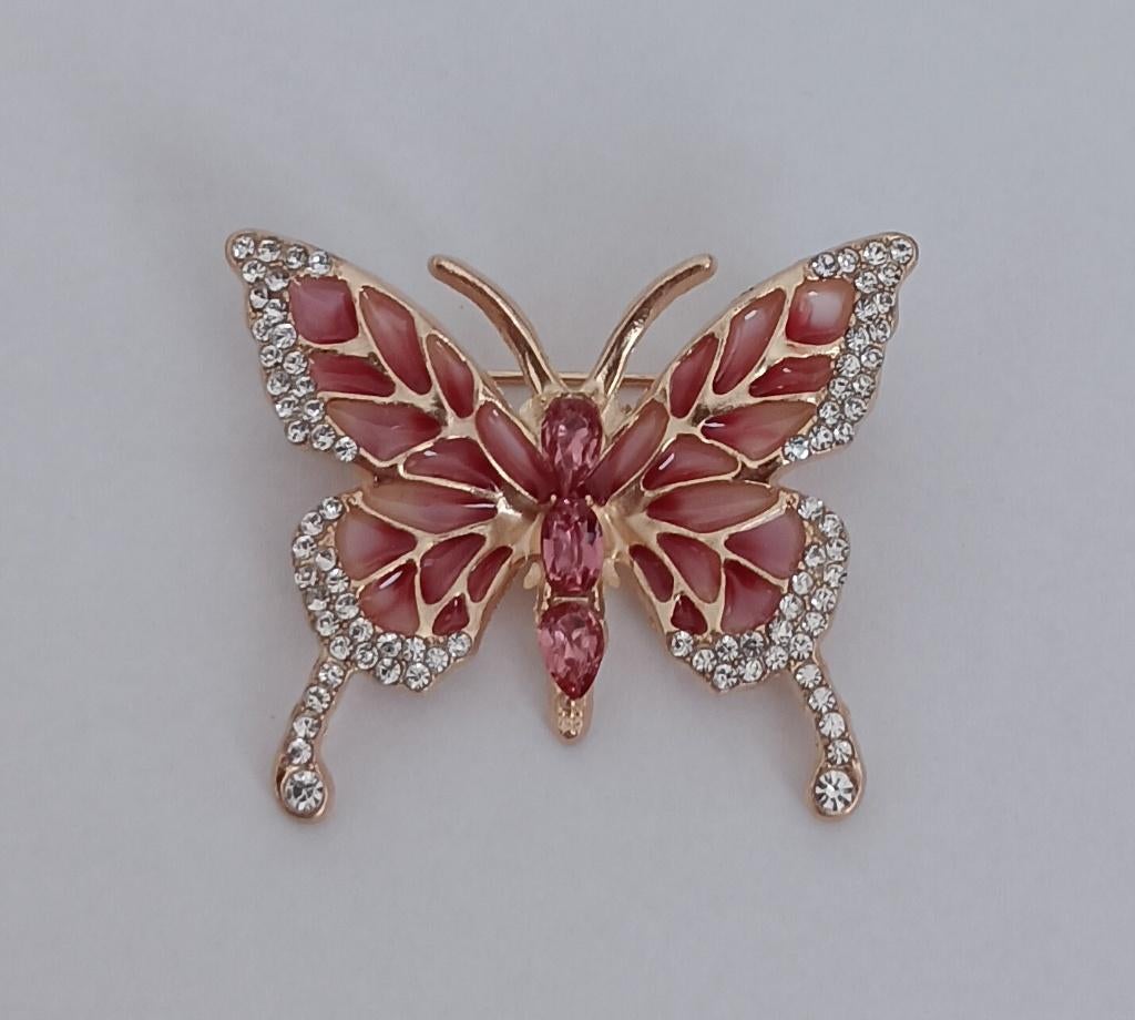 Vlinder broche, Overige materialen, Overige kleuren, Minder dan 4 cm, Nieuw
