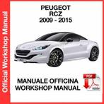 Peugeot RCZ Workshop manual in PDF formaat op DVD, Verzenden
