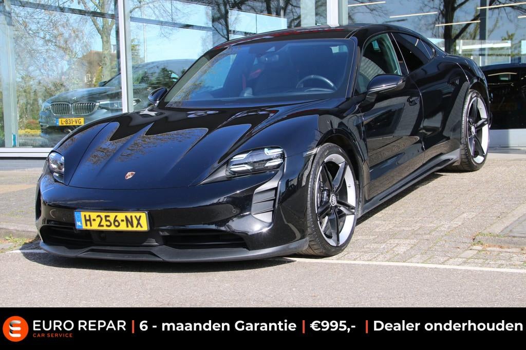 Porsche Taycan 4S Performance 84 kWh VOL NP 161.200,-, Gebruikt, 71 kWh, Zwart, 489 pk