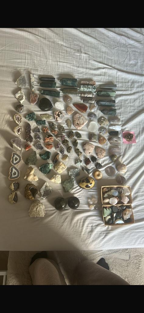 Partij edelstenen, Verzamelen, Mineralen en Fossielen, Ophalen of Verzenden, Mineraal