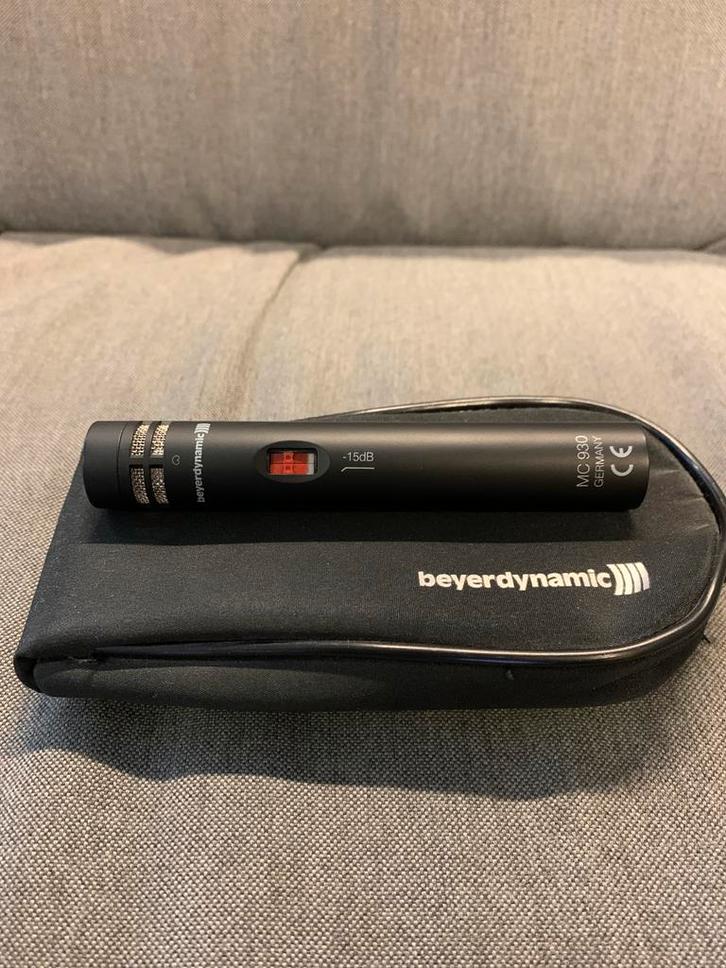 Beyerdynamic MC 930 Kleinmembraan Condensator Microfoon, Muziek en Instrumenten, Microfoons, Gebruikt, Studiomicrofoon, Ophalen of Verzenden
