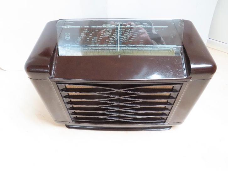 Philips BX462A buizenradio nr. 3, Antiek en Kunst, Antiek | Tv's en Audio, Ophalen