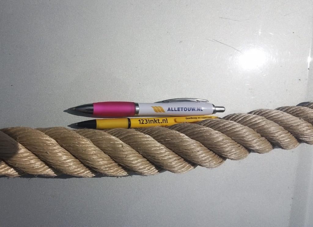 Scheepstouw kunststof sisal uitstraling 36mm, Info@alletouw.nl, Nieuw, Ophalen of Verzenden, Trekwei 13