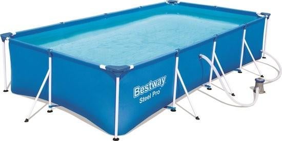 Zwembad 4.0m x 2.11m x 81cm - 5700L, Tuin en Terras, Zwembaden, Gebruikt, Opzetzwembad, 80 tot 120 cm, 200 tot 400 cm, 200 tot 300 cm