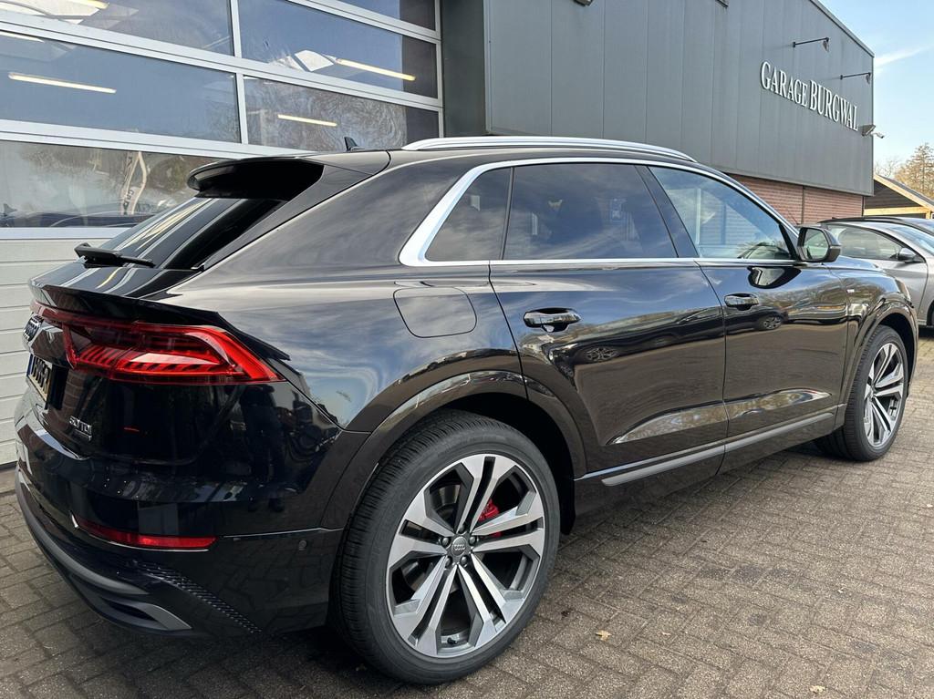 Audi Q8 50 3.0 TDI QUATTRO S-LINE NL AUTO/3500KG TH *ALL-IN, Automaat, 12 maanden, Gebruikt, Zwart