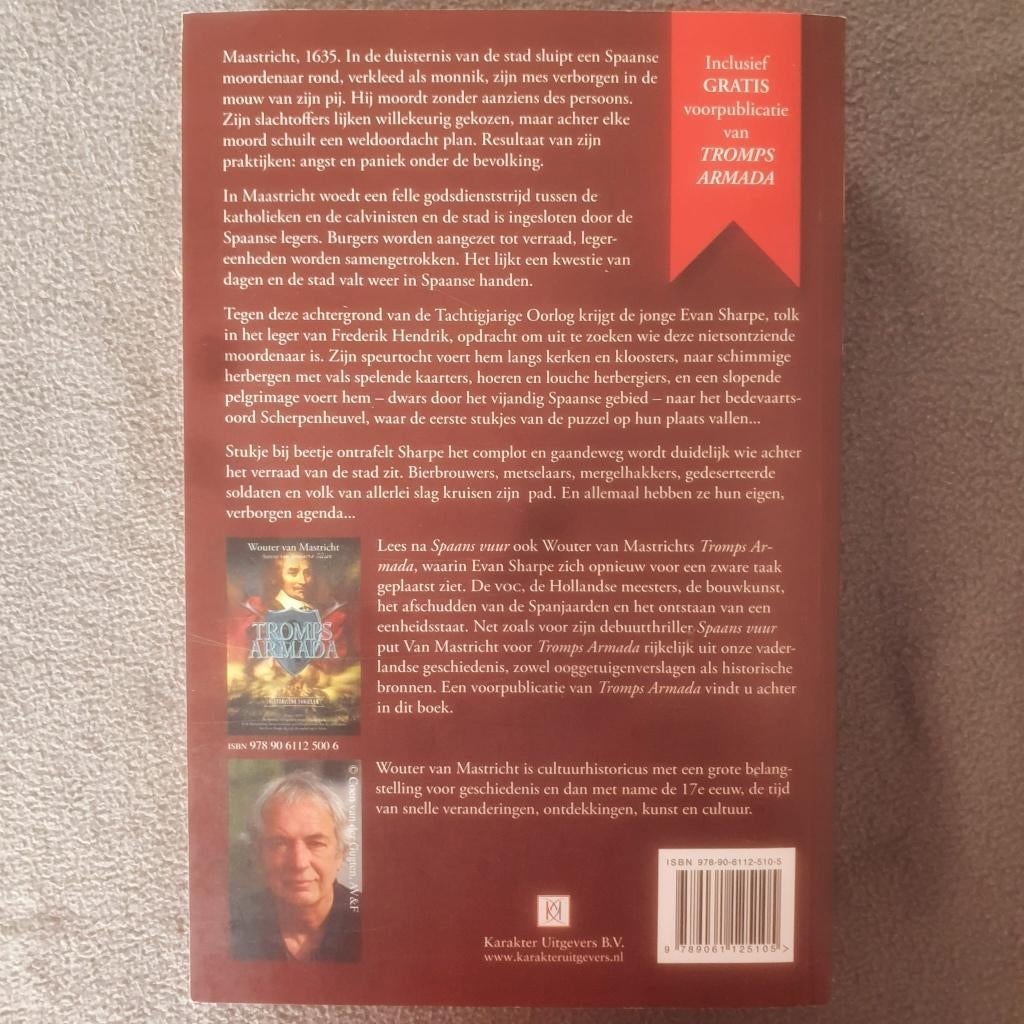 Spaans vuur - Wouter van Mastricht, Boeken, Ophalen of Verzenden, Gelezen, Wouter van Mastricht