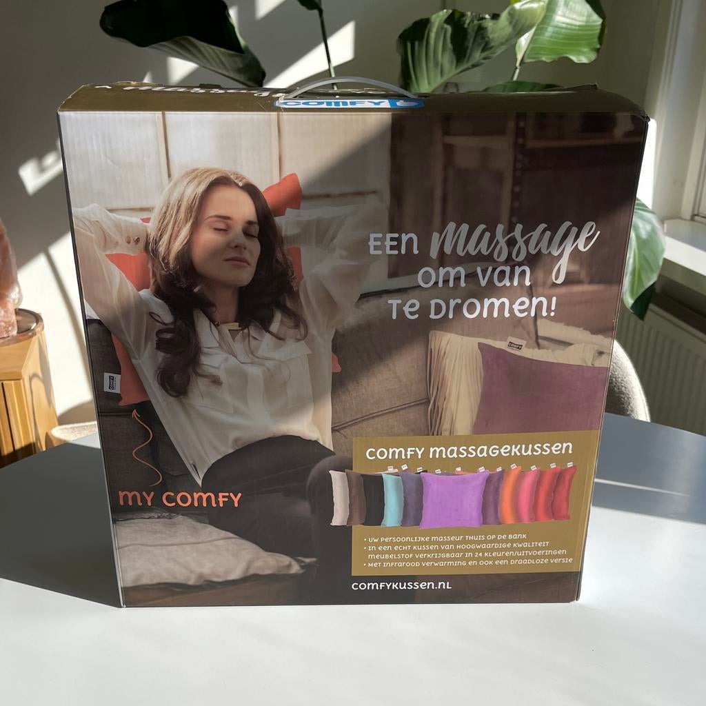 My Comfy kussen nieuw - zwart, Ophalen of Verzenden, Zo goed als nieuw, Massagestoel of Kussen