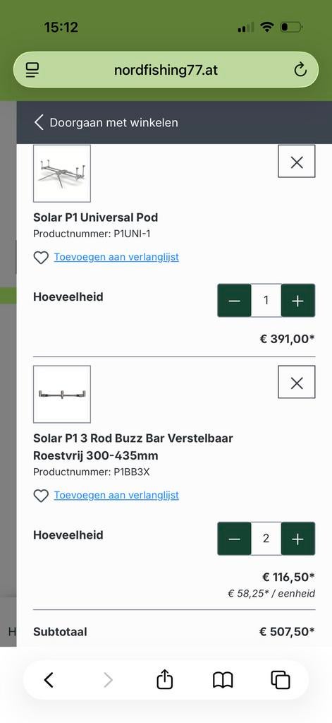 Gezocht solar p1 unversal pod, Watersport en Boten, Hengelsport | Karpervissen, Ophalen, Zo goed als nieuw, Overige typen