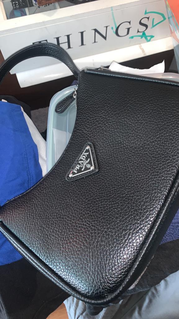 Prada tas, Ophalen of Verzenden, Zwart, Handtas