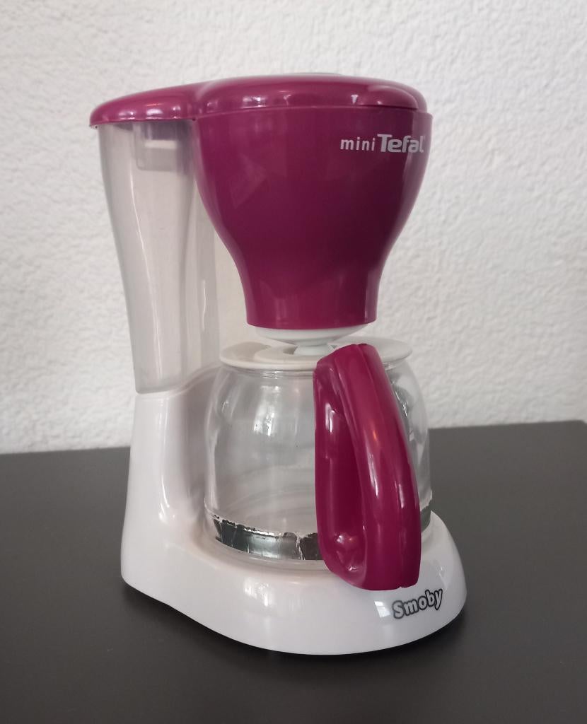 Smoby mini Tefal koffiezetapparaat koffiezetter speelgoed, Ophalen of Verzenden, Gebruikt, Kunststof, Speelkeuken-accessoire