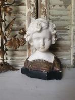 Oud beeld meisje - antiek borst beeld meisje, Ophalen of Verzenden