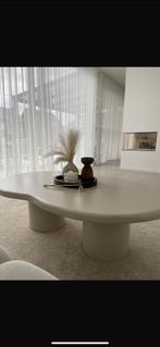 Organische salontafel, Huis en Inrichting, Tafels | Salontafels, Ophalen, 100 tot 150 cm, 50 tot 100 cm, Zo goed als nieuw