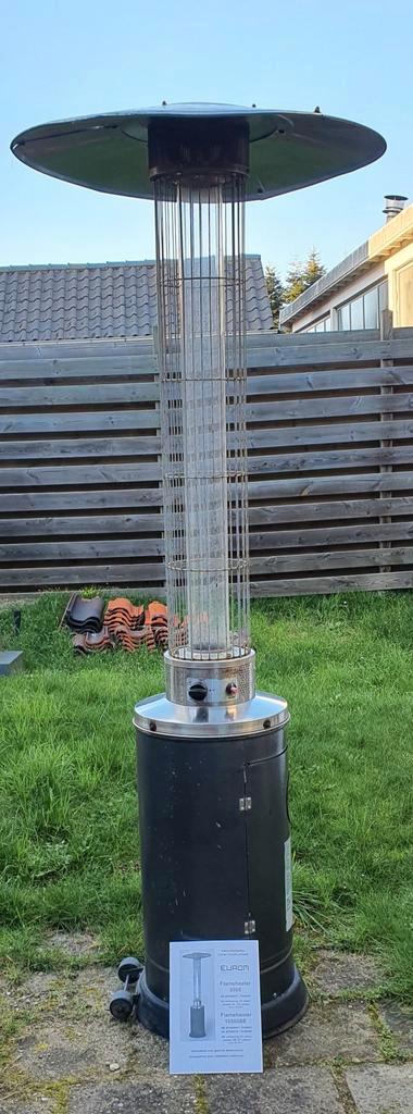 Eurom Flameheater 9000/10500BE - Terrasverwarmer Gas, Tuin en Terras, Terrasverwarmers, Gebruikt, Gas, Vloer, Ophalen