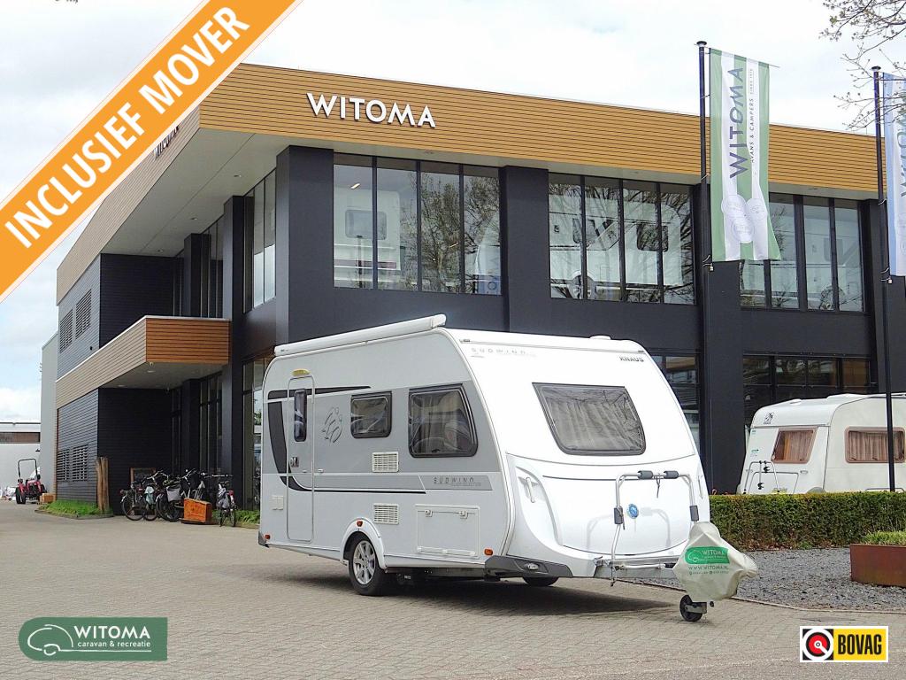 Knaus Sudwind Silver Selection 420 QD Mover, luifel, fietsen, Caravans en Kamperen, Caravans, Bedrijf, tot en met 3, 1000 - 1250 kg