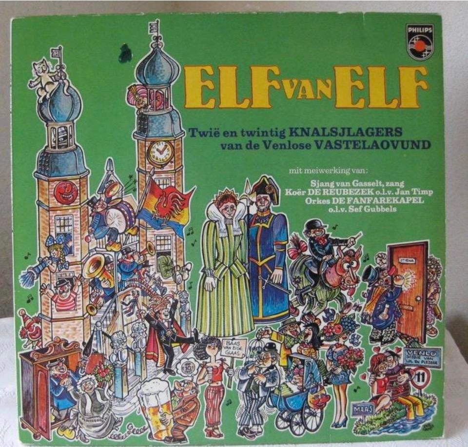 LP Vastelaovund Elf van Elf, Ophalen of Verzenden, Zo goed als nieuw, 12 inch, Nederlandstalig